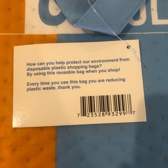 WALMART REUSABLE INSULATED HOT & COLD GROCERY BAG w/ZIPPER New - Picture 7 of 10